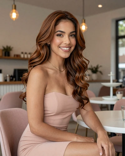 Isabella, verified LuxyMeet member at Fountain Square Indianapolis cafe