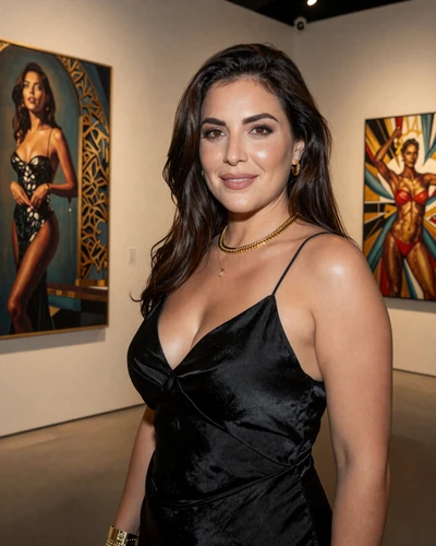 Isabella, verified LuxyMeet cougar member at Wynwood Miami gallery