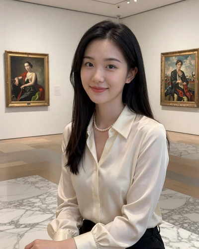 Mei, verified LuxyMeet sugar baby member, art curator from Chicago at Magnificent Mile gallery