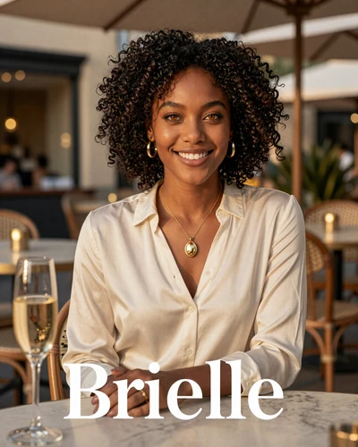Brielle, verified LuxyMeet member at Highlands Denver cafe patio