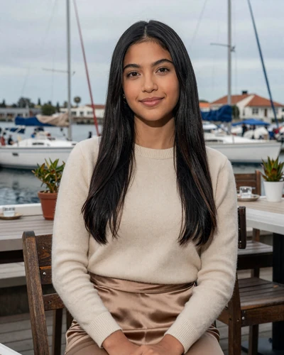 Lucia, verified LuxyMeet member at Coconut Grove marina cafe