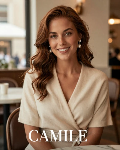 Camille, verified LuxyMeet member at Midtown Atlanta cafe