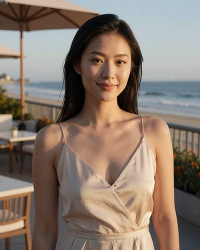 Noa, verified LuxyMeet member at Del Mar oceanfront terrace San Diego
