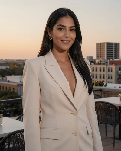 Elena, verified LuxyMeet member at Stone Oak San Antonio rooftop